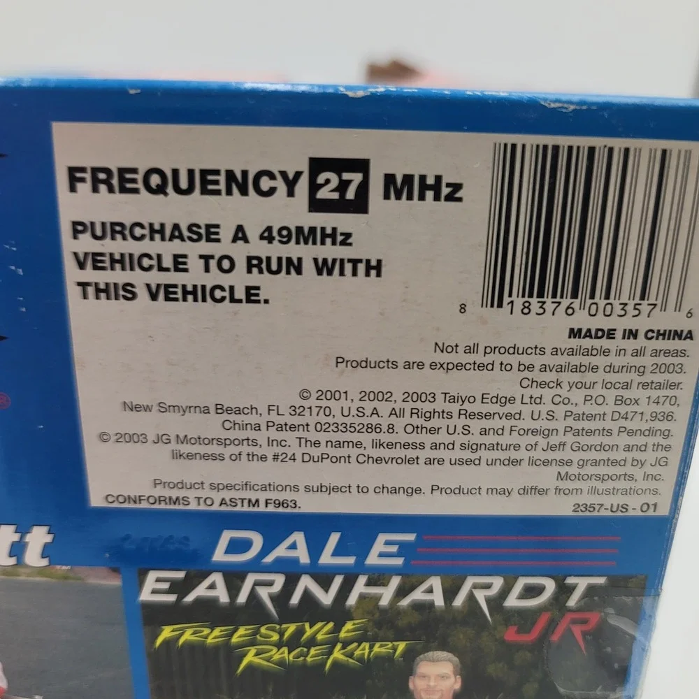 Taiyo Edge RC Jeff Gordon Freestyle Race Kart NASCAR 24 Hendrick Motorsports New